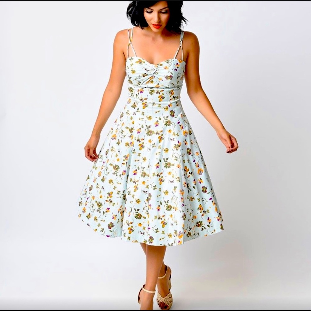 Mint Unique Vintage Carnaby Swing Dress 4xl
